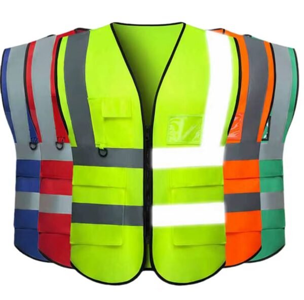 Gilet d’Ouvrier Haute Visibilité