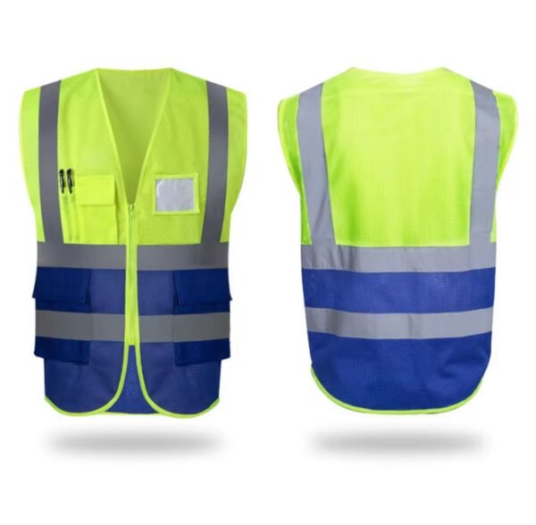 Gilet d’Ouvrier Haute Visibilité