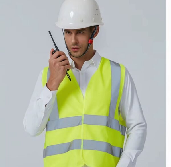 Gilet d’Ouvrier Haute Visibilité