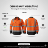 Chemise de Travail Haute Visibilité Manches Longues